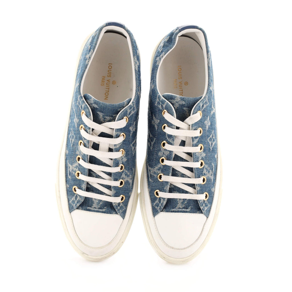 Women's Stellar Sneakers Monogram Denim