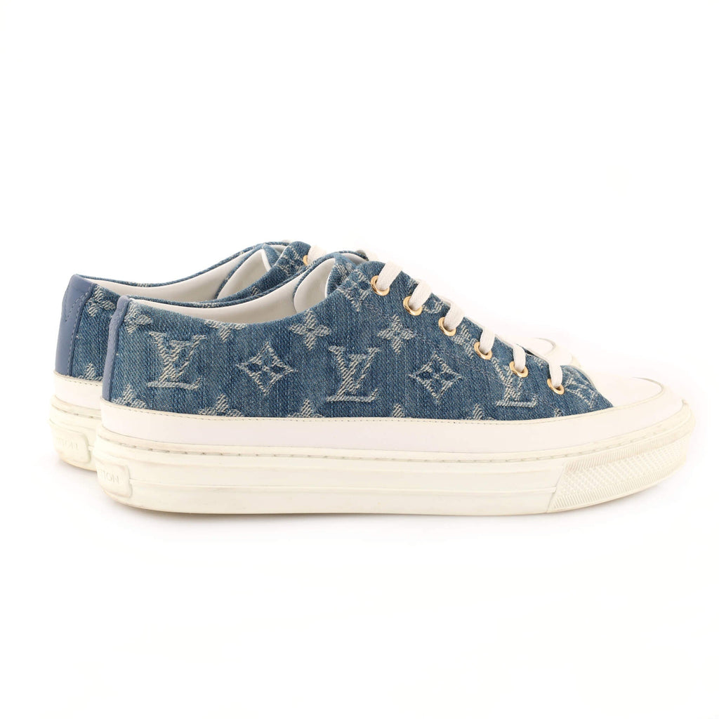 Women's Stellar Sneakers Monogram Denim