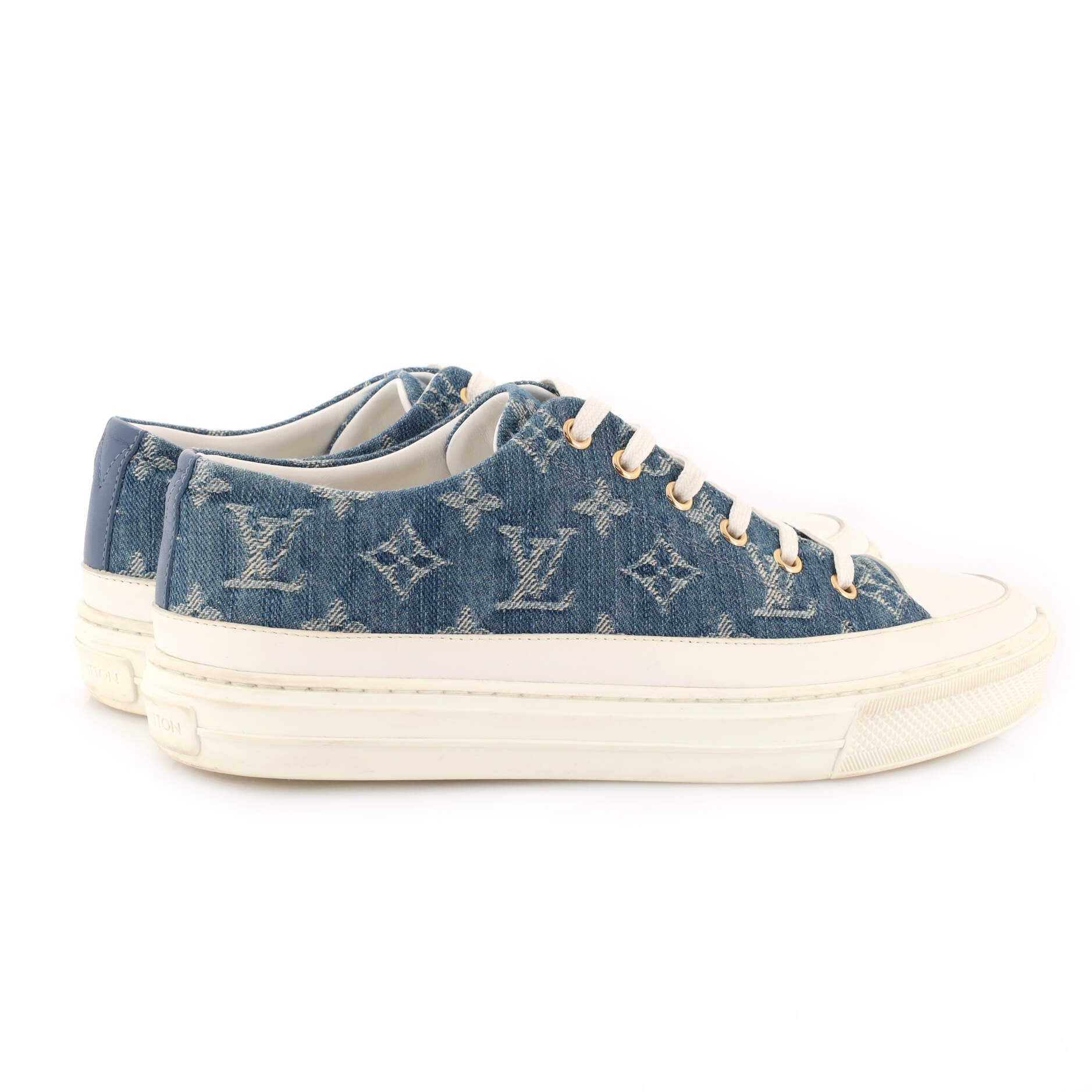 Women's Stellar Sneakers Monogram Denim