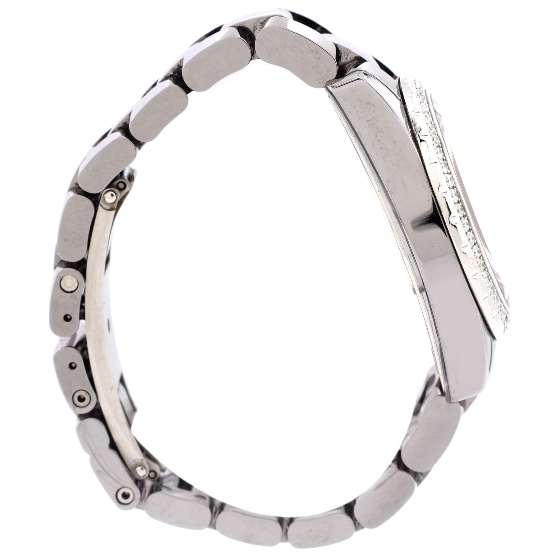 J12 Chromatic Quartz Watch Titanium and Ceramic with Diamond Bezel and Markers 33