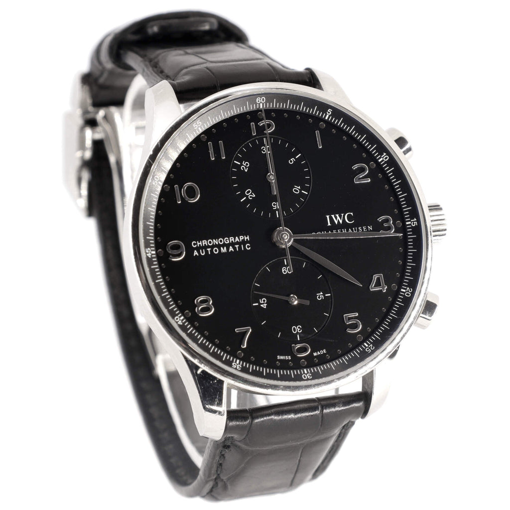 Portugieser Chronograph Automatic Watch Stainless Steel and Leather 41