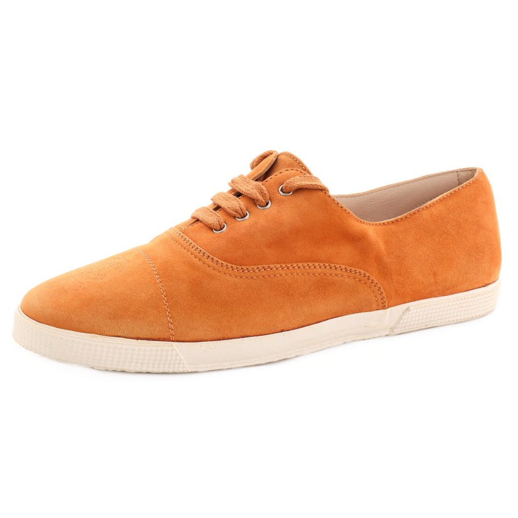 Women's CC Cap Toe Low-Top Sneakers Suede