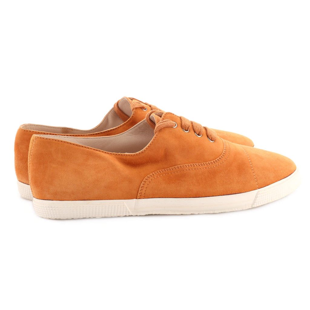 Women's CC Cap Toe Low-Top Sneakers Suede