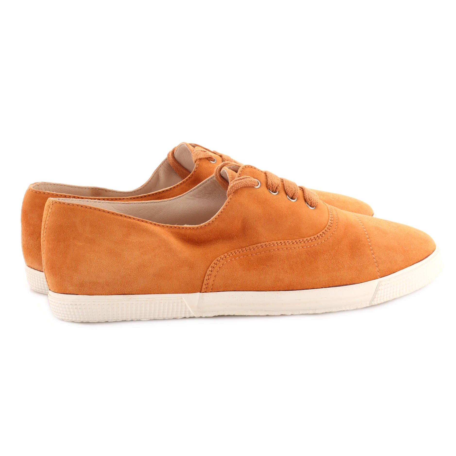 Women's CC Cap Toe Low-Top Sneakers Suede