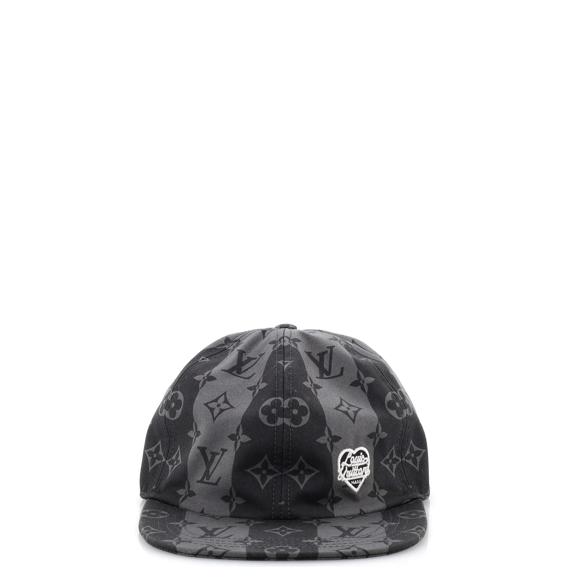 Nigo LV Made Baseball Cap Limited Edition Stripes Monogram Cotton Large
