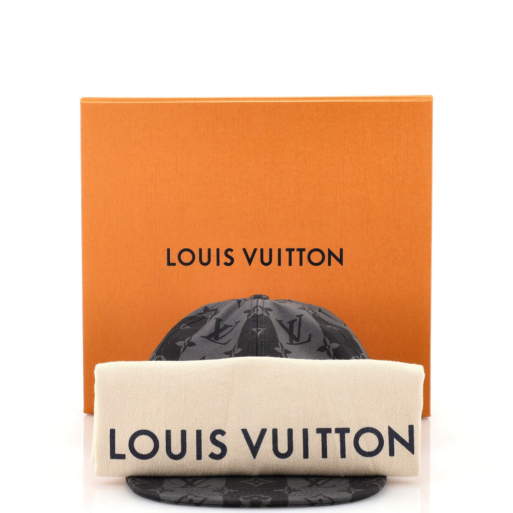 Nigo LV Made Baseball Cap Limited Edition Stripes Monogram Cotton Large
