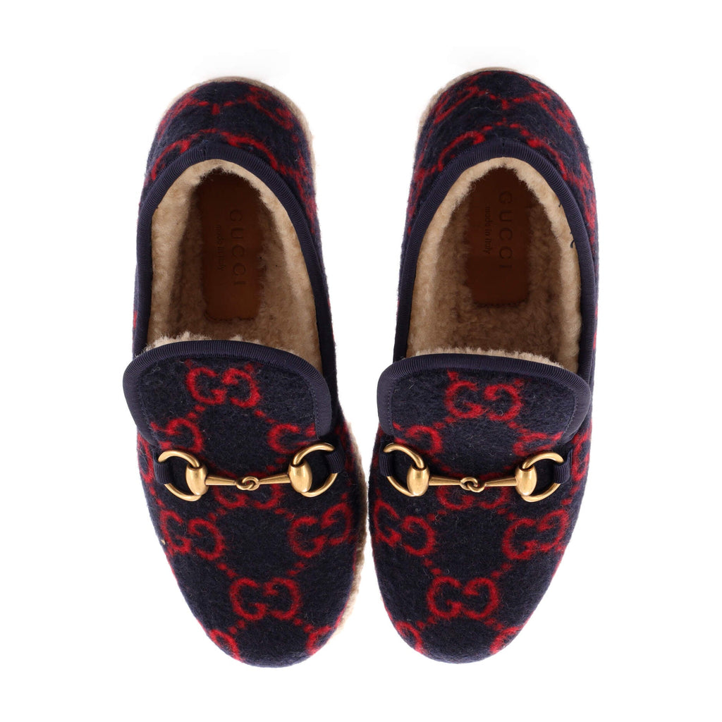 Women's Fria Horsebit Loafers GG Wool
