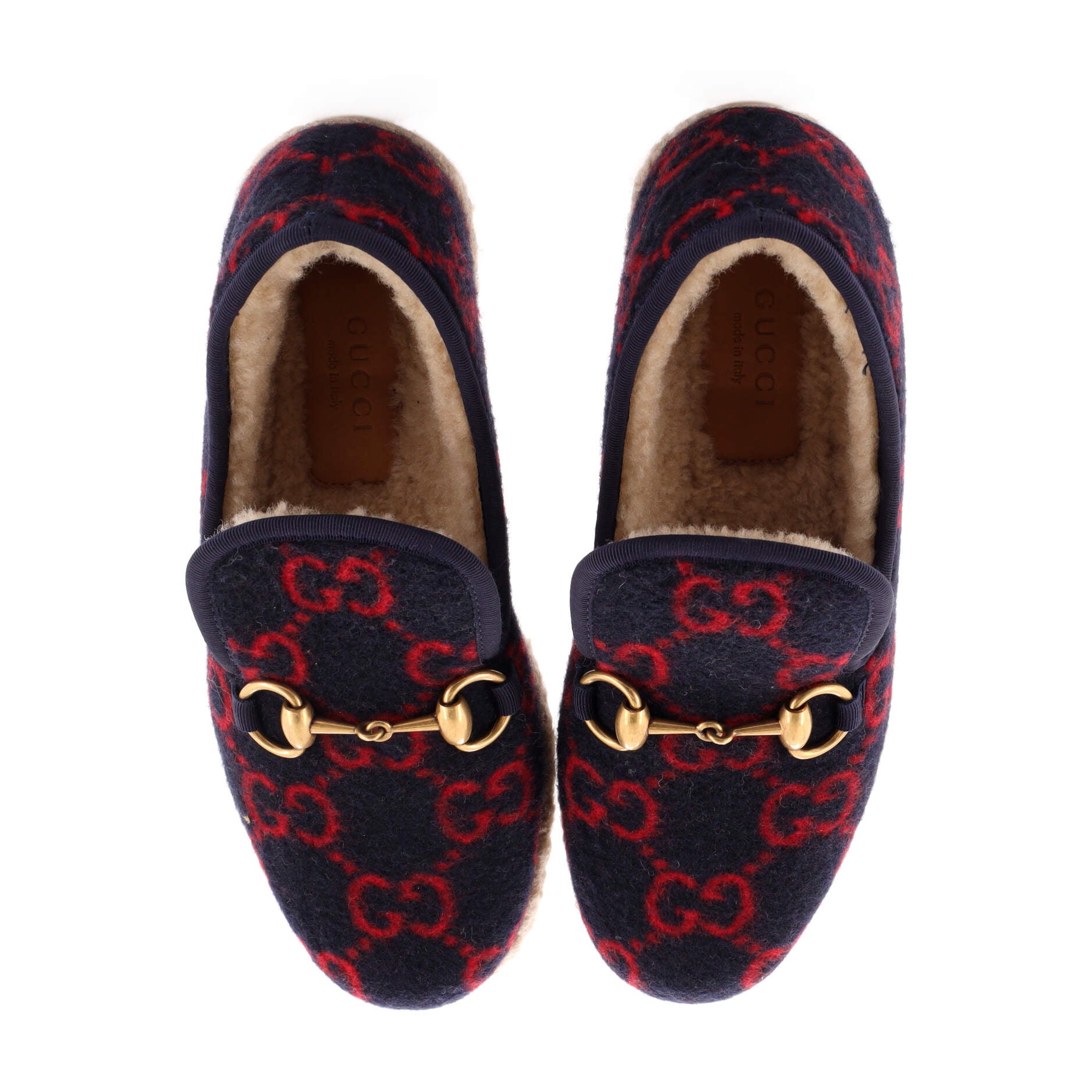 Women's Fria Horsebit Loafers GG Wool