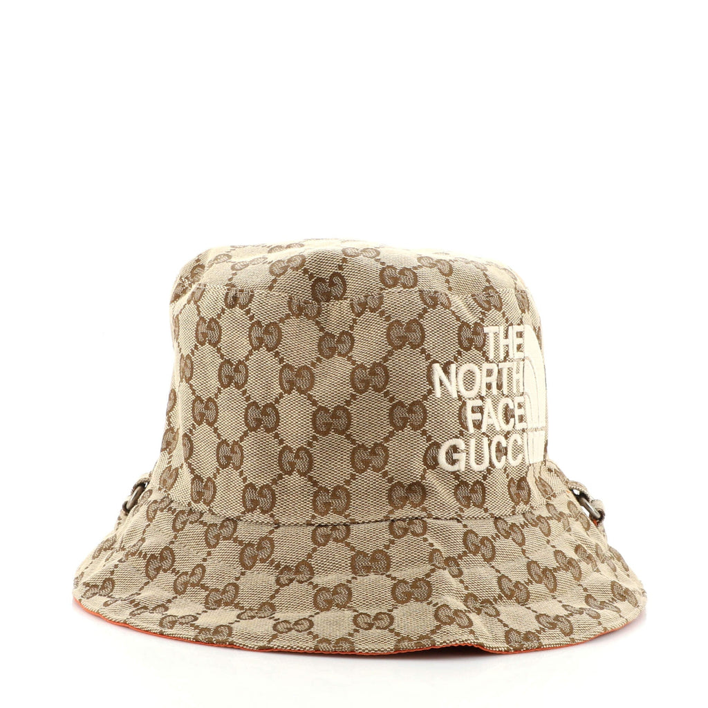 x The North Face Reversible Bucket Hat GG Canvas Medium