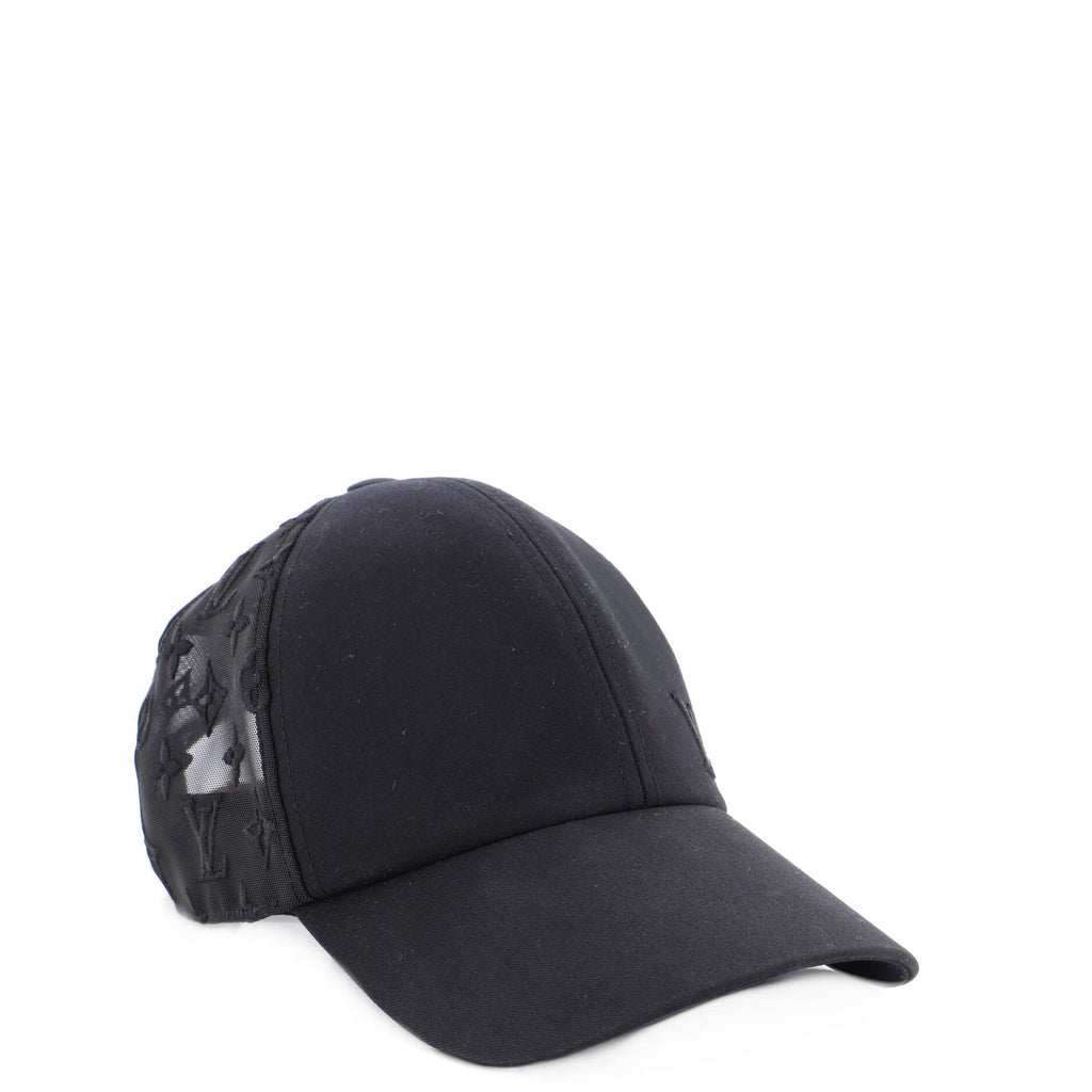 Baseball Cap Monogram Mesh and Cotton