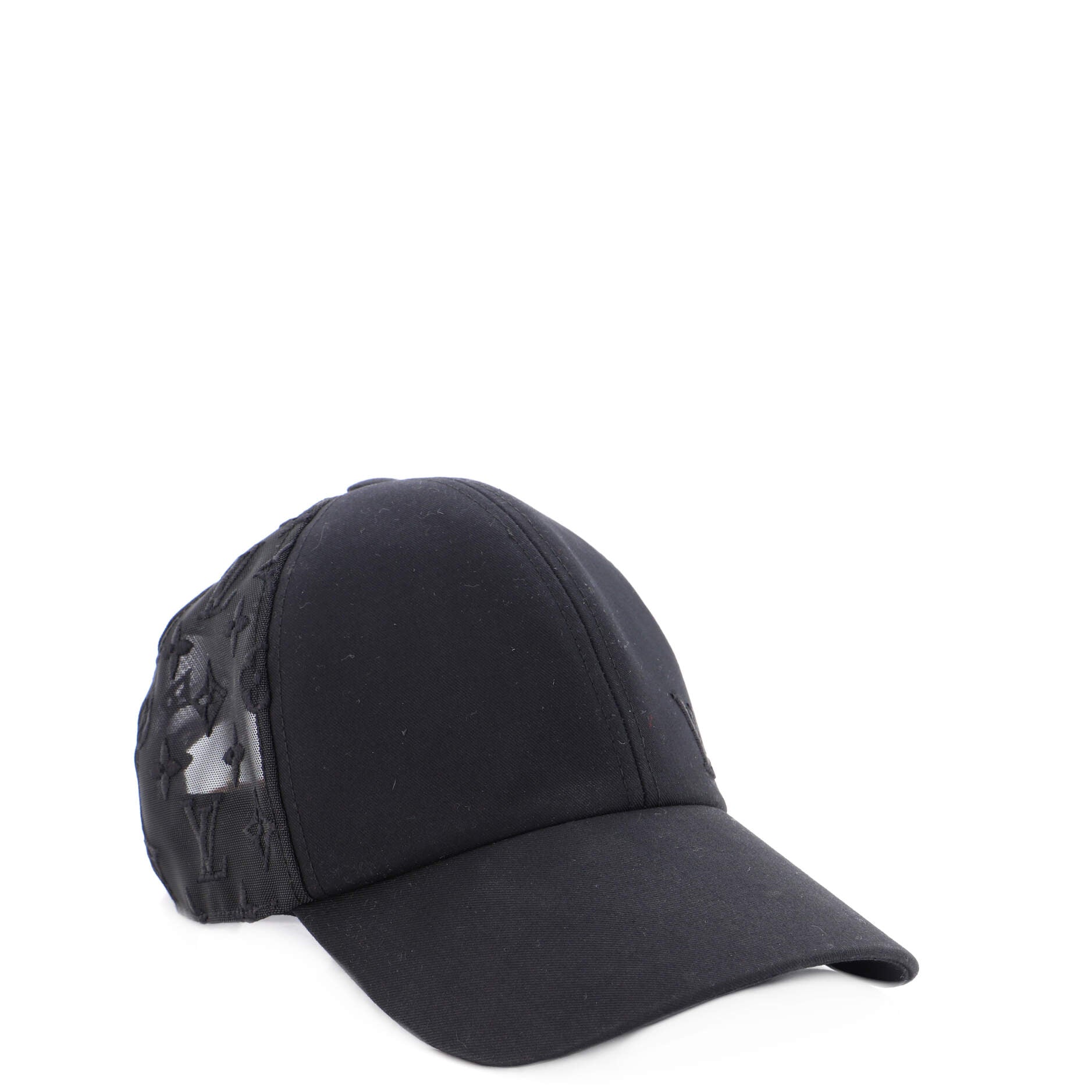 Baseball Cap Monogram Mesh and Cotton