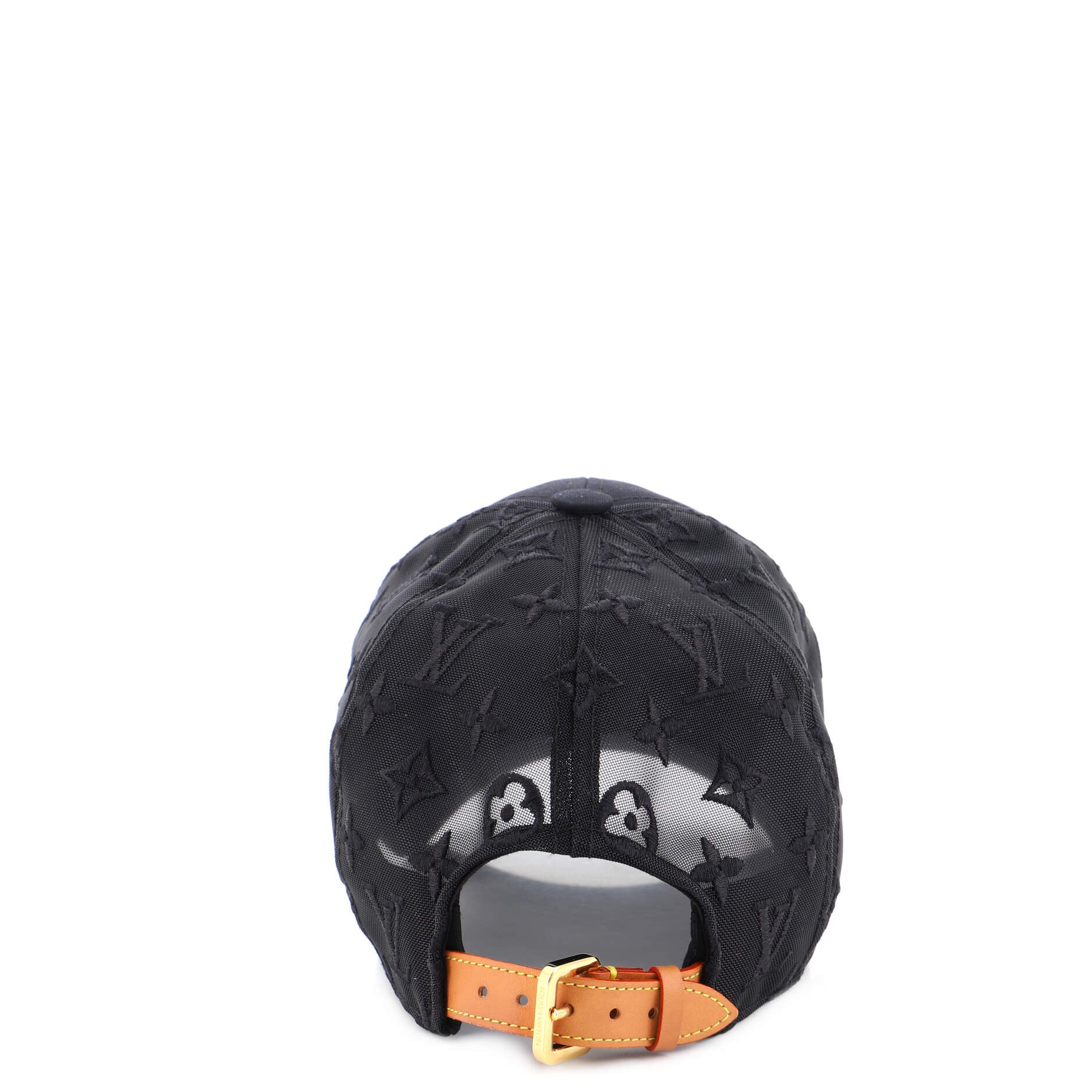 Baseball Cap Monogram Mesh and Cotton