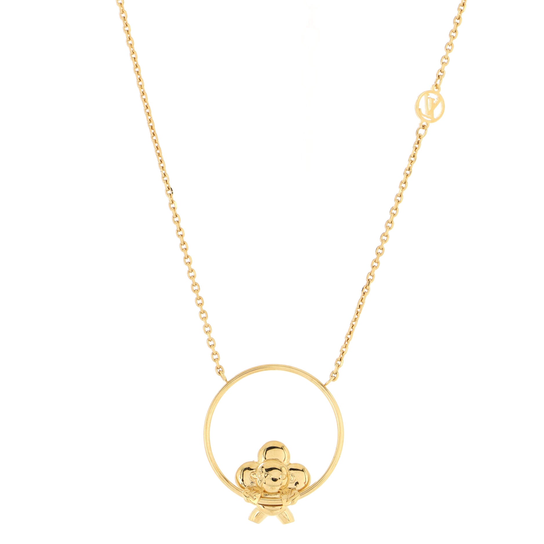 Collier Vivienne Swinging Pendant Necklace Metal