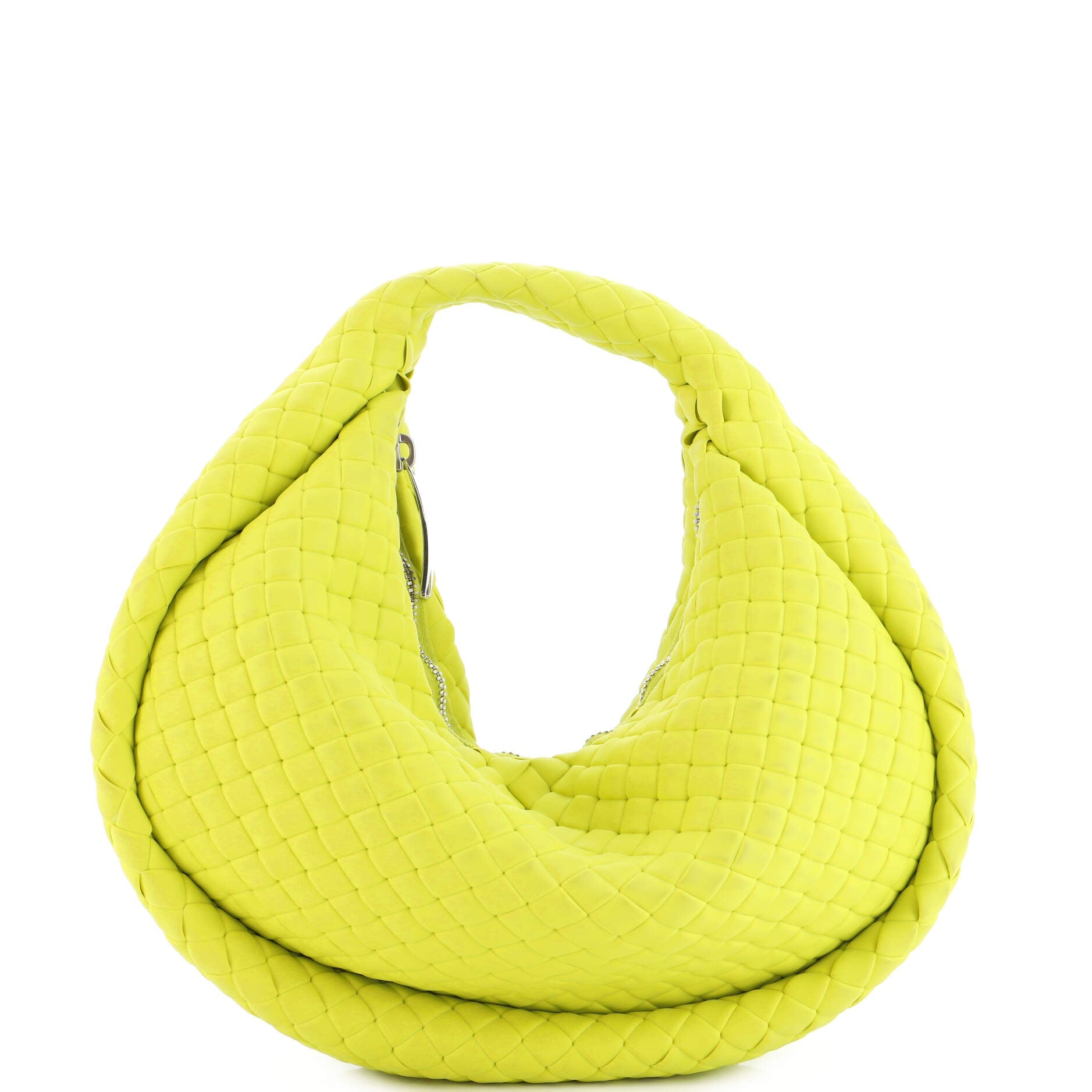 Padded Jodie Shoulder Bag Intrecciato Rubber Mini