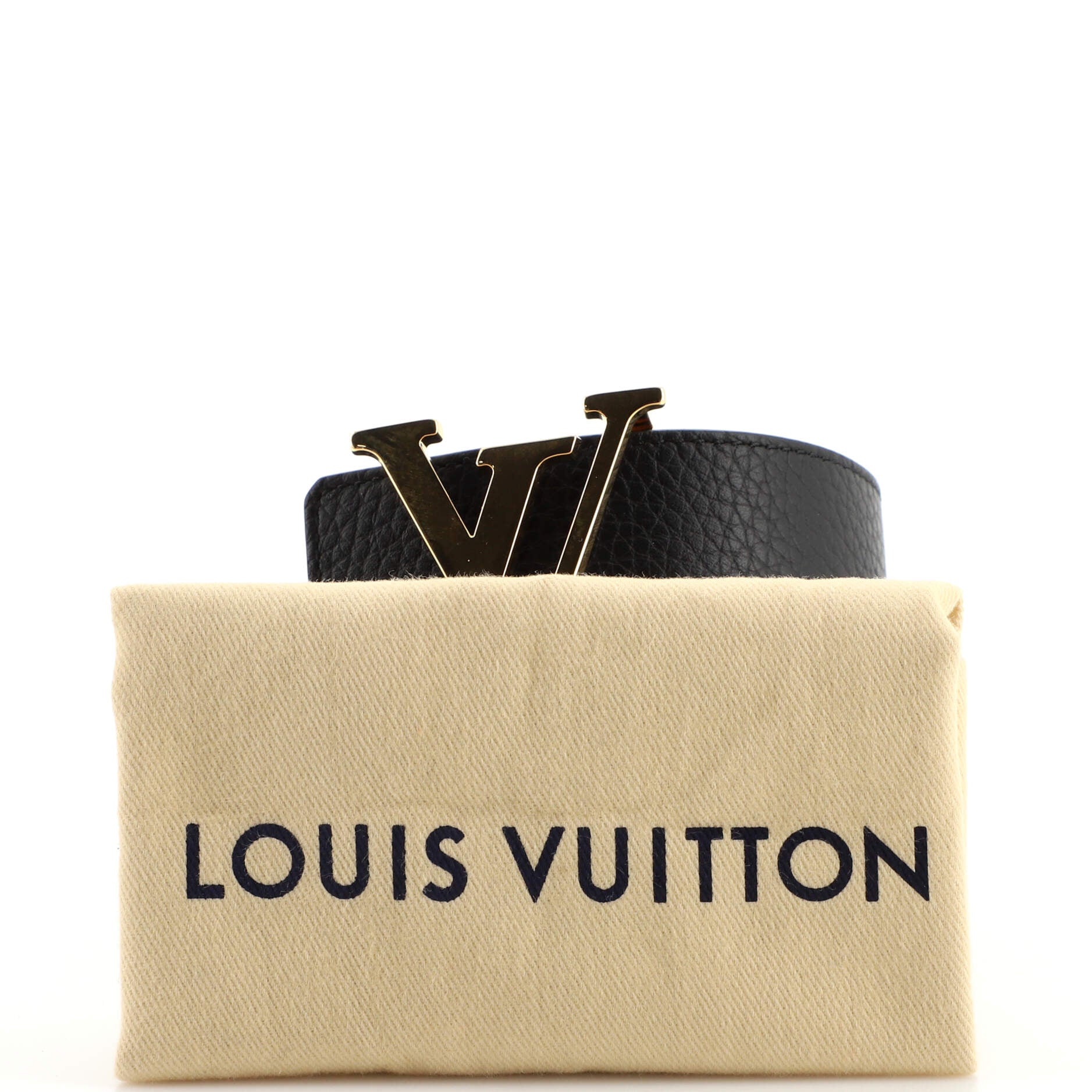 LV Pyramide Reversible Belt Leather Wide 95