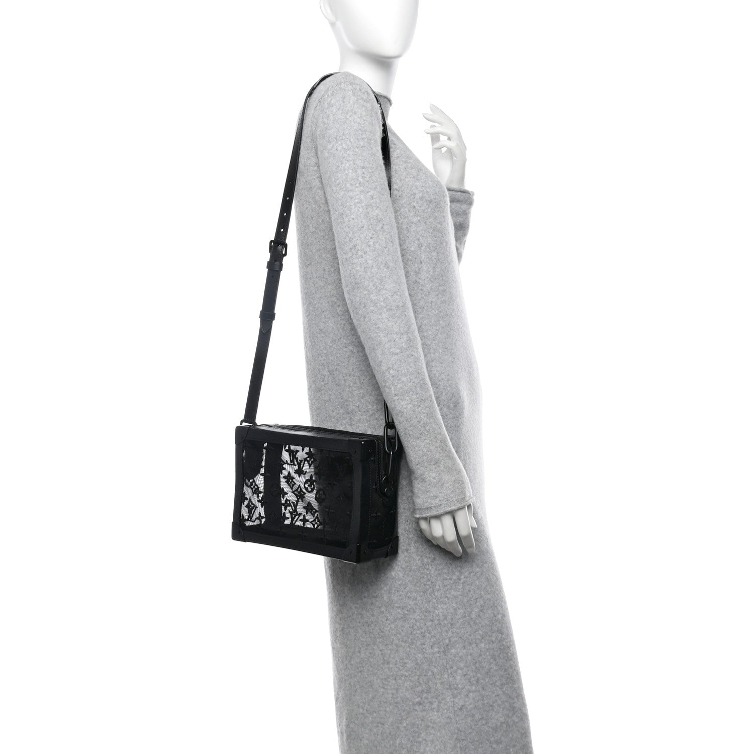 Monogram See Through Soft Trunk Black