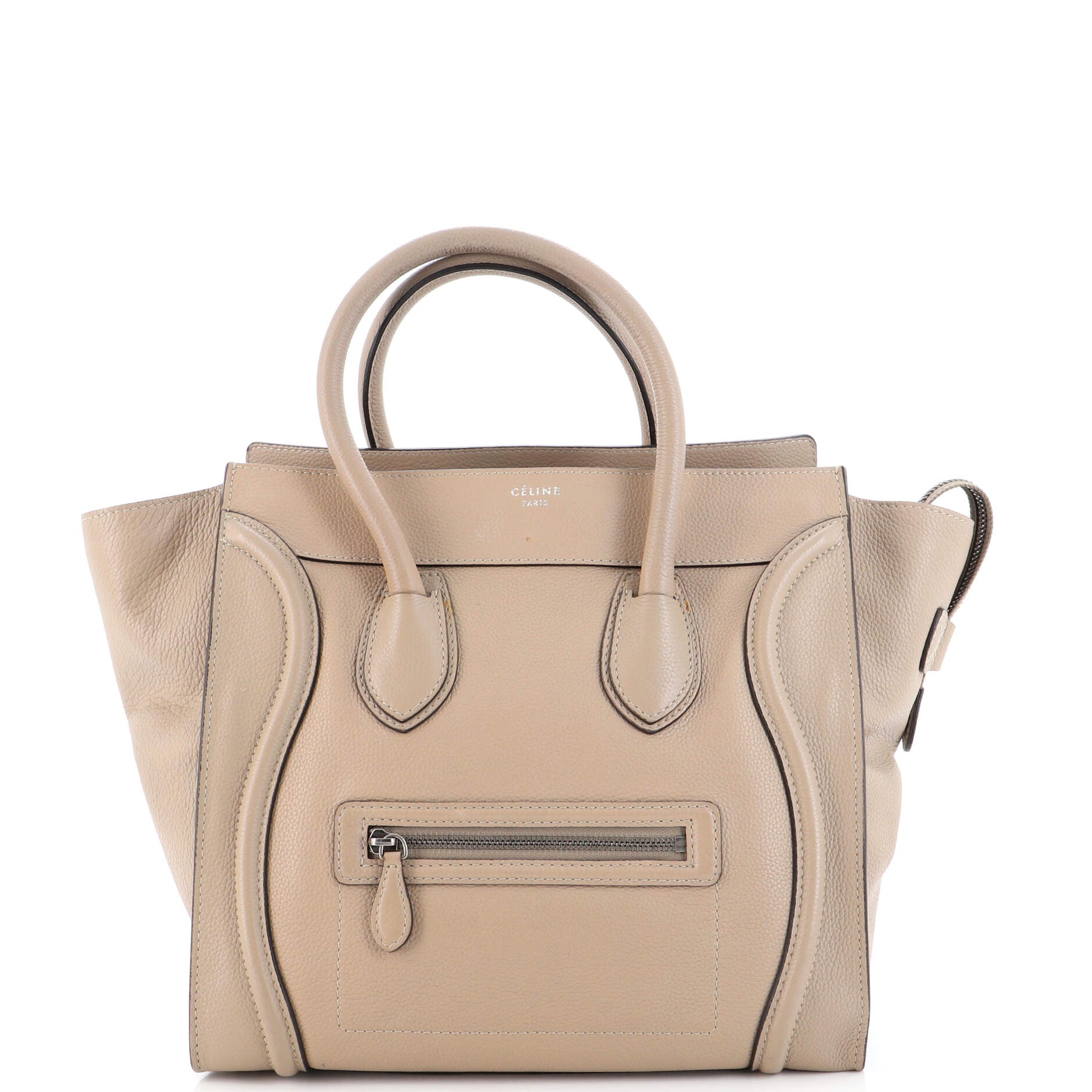 Luggage Bag Grainy Leather Mini