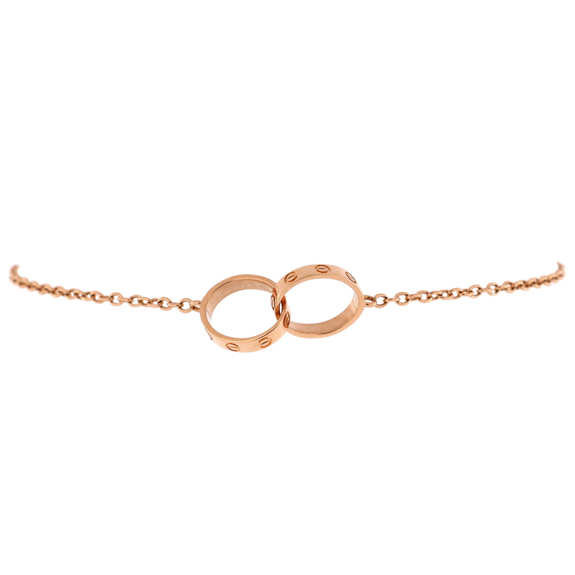 Love Interlocking Bracelet 18K Rose Gold
