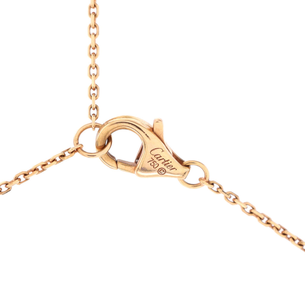 D'Amour 6 Diamonds Station Necklace 18K Rose Gold and Diamonds
