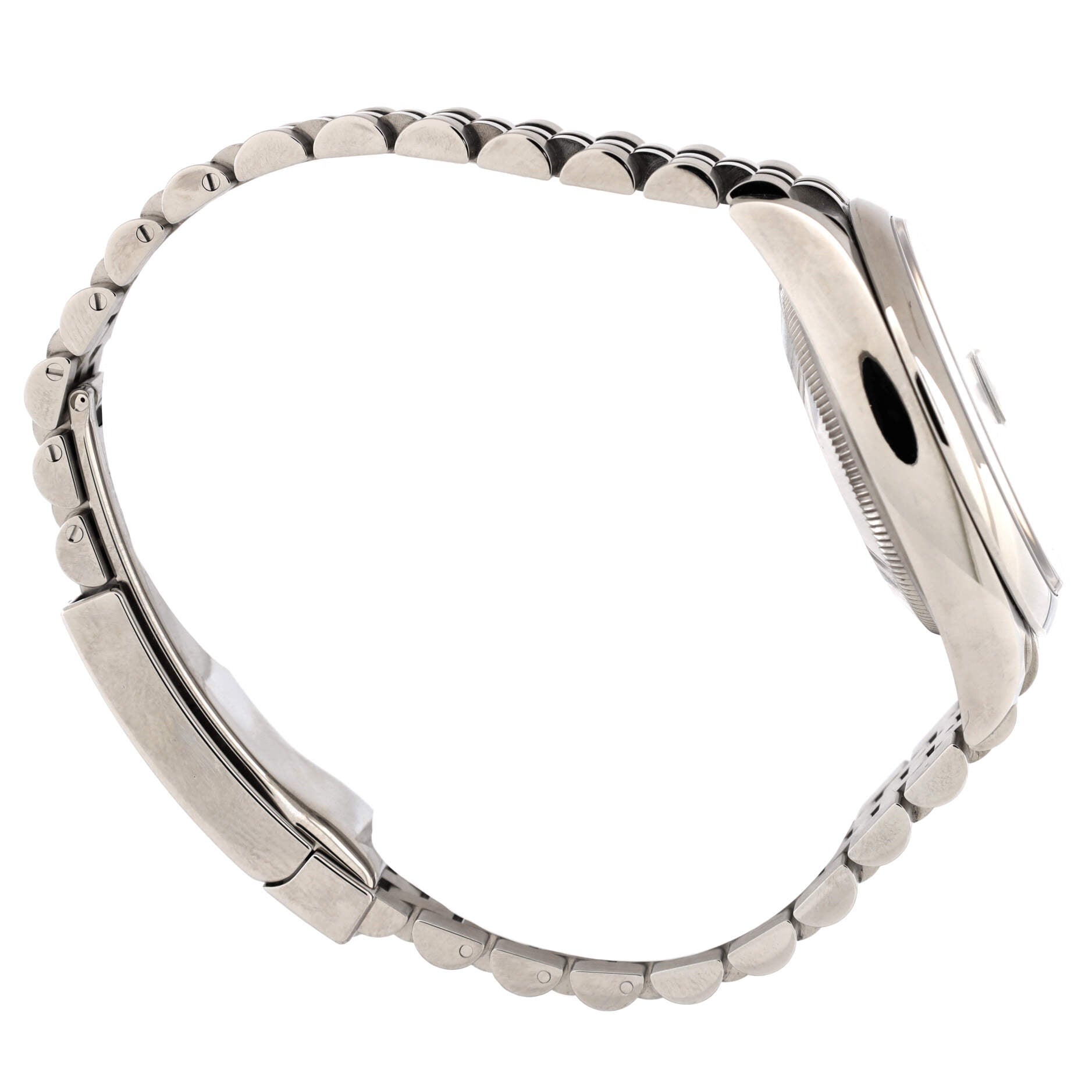 Oyster Perpetual Datejust Palm Motif Automatic Watch Stainless Steel and White Gold 36