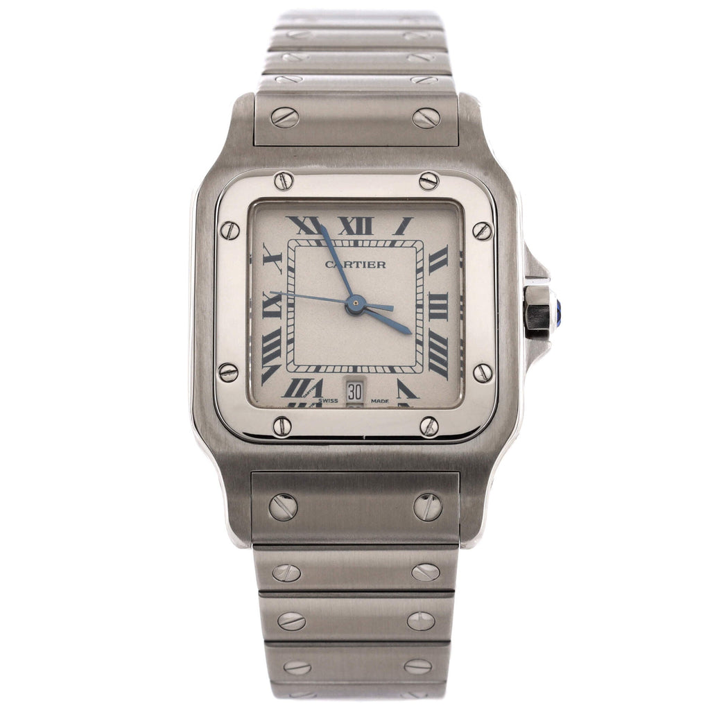 Santos de Cartier Galbee Quartz Watch Stainless Steel 29