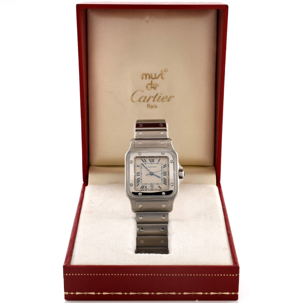 Santos de Cartier Galbee Quartz Watch Stainless Steel 29