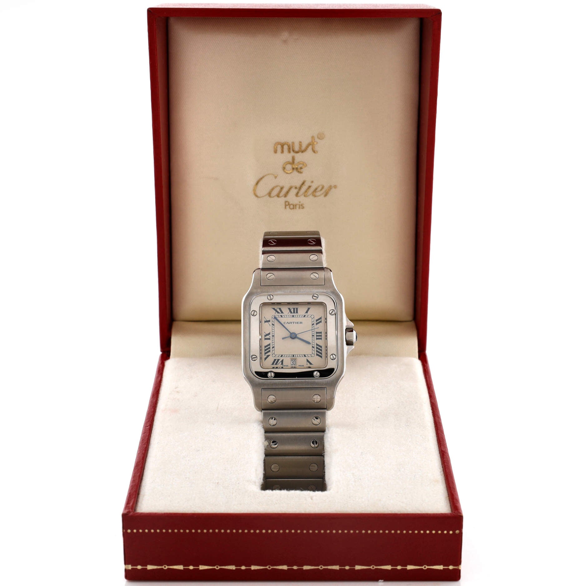 Santos de Cartier Galbee Quartz Watch Stainless Steel 29