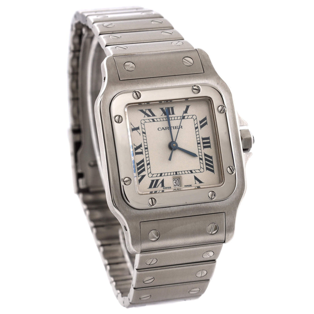 Santos de Cartier Galbee Quartz Watch Stainless Steel 29