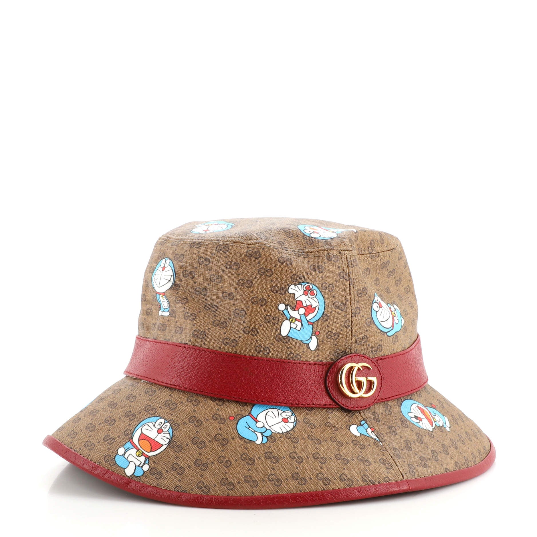 Doraemon Bucket Hat Printed Mini GG Coated Canvas