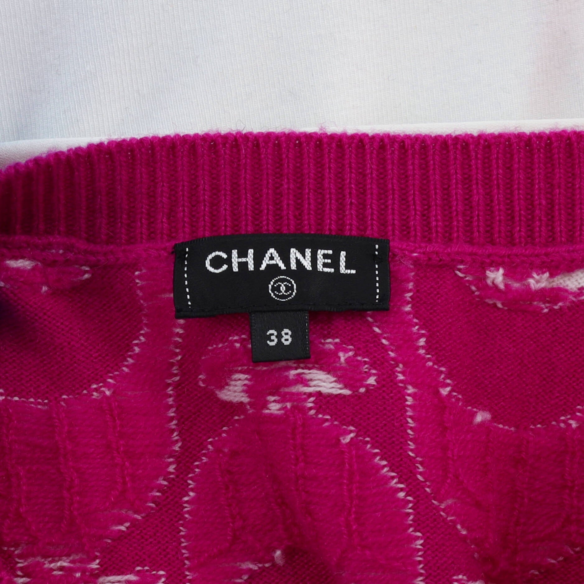 Women's CC Logo Button Crewneck Sweater Cashmere