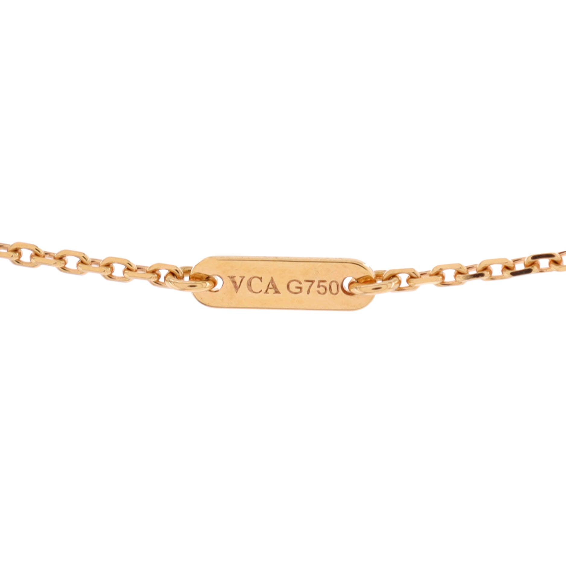 Sweet Alhambra Pendant Necklace 18K Rose Gold