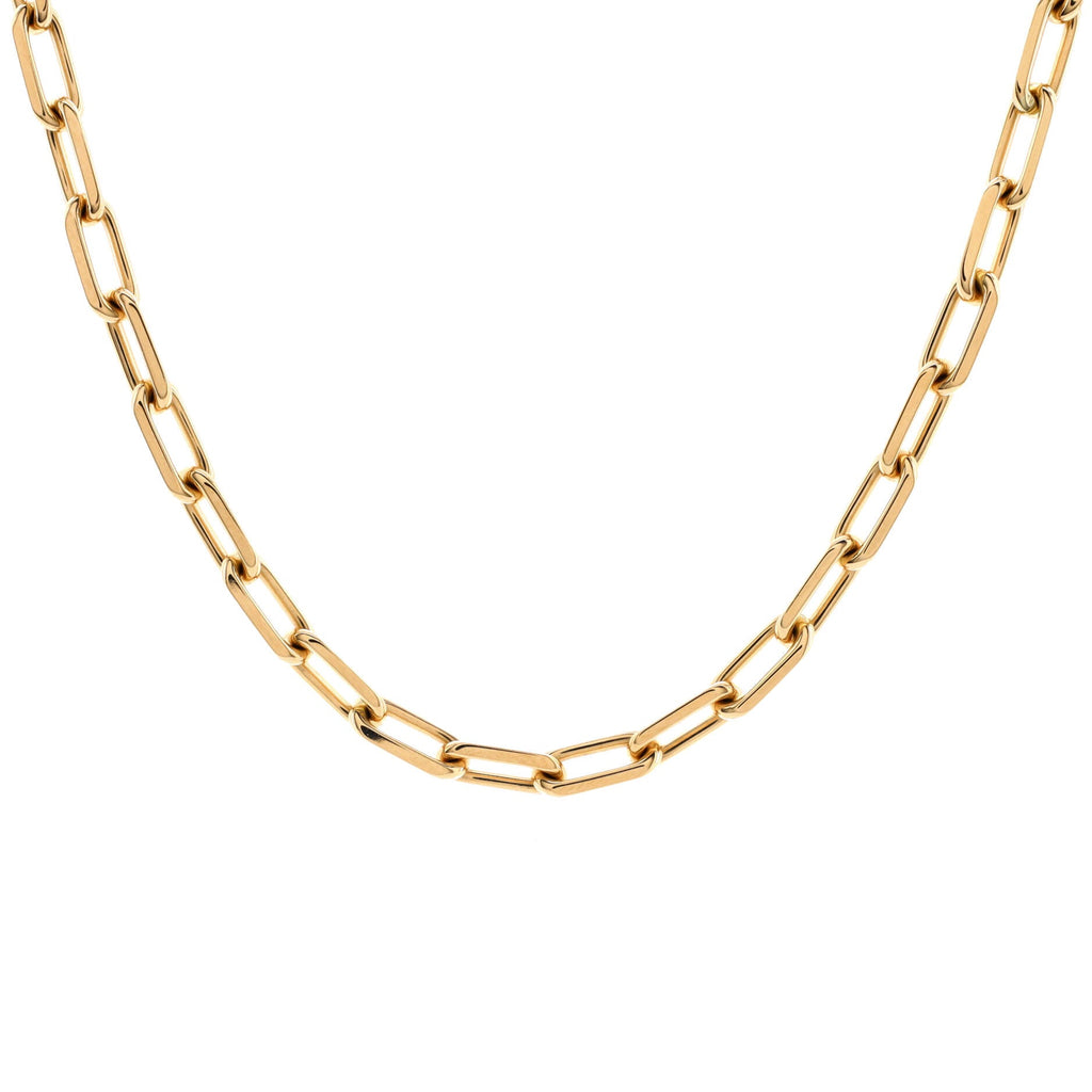 Santos de Cartier Chain Necklace 18K Yellow Gold