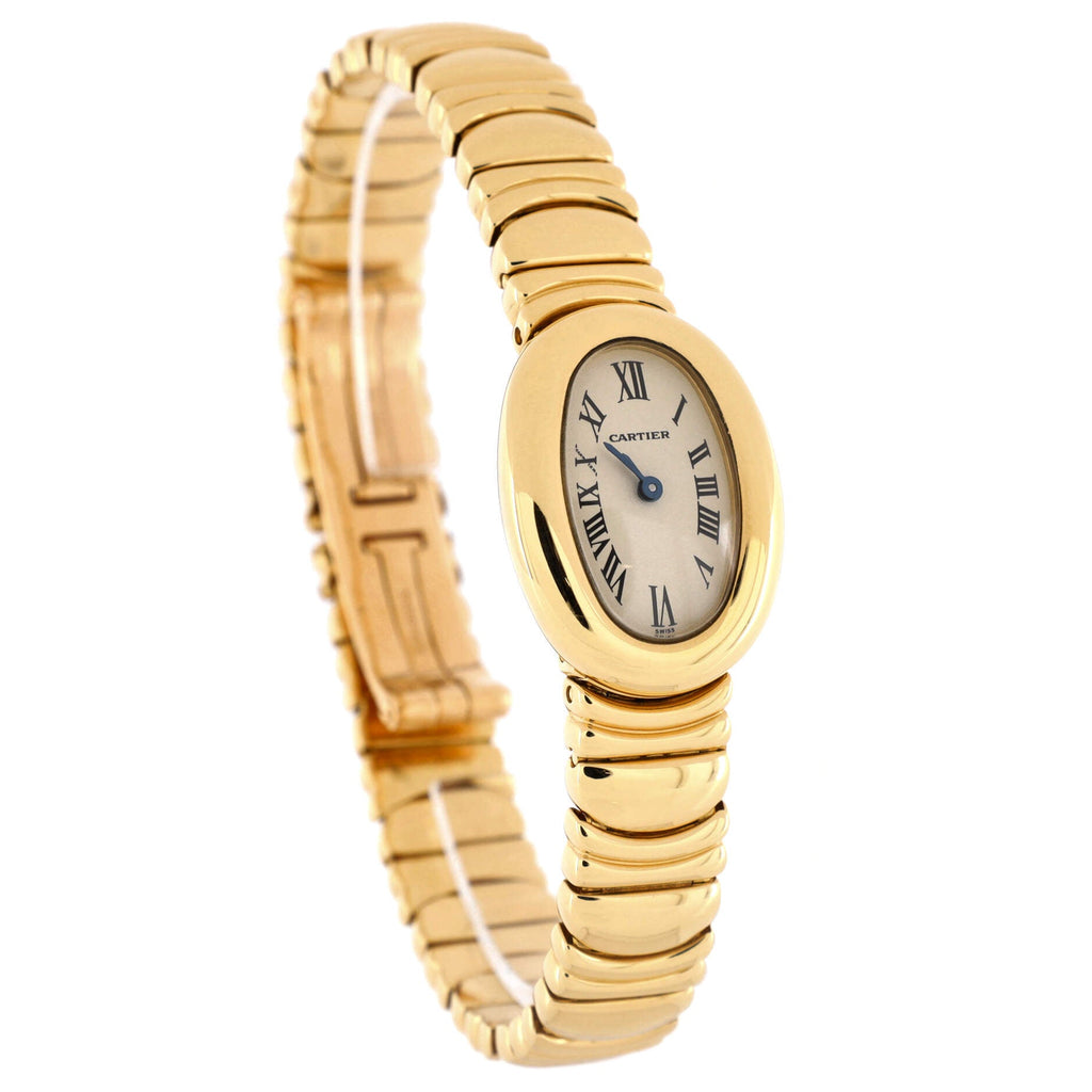 Baignoire Quartz Watch Yellow Gold 18