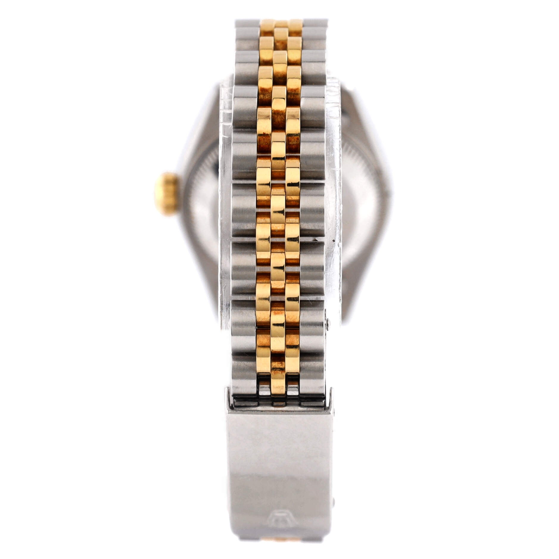 Oyster Perpetual Datejust Automatic Watch Stainless Steel and Yellow Gold with Diamond Markers 26