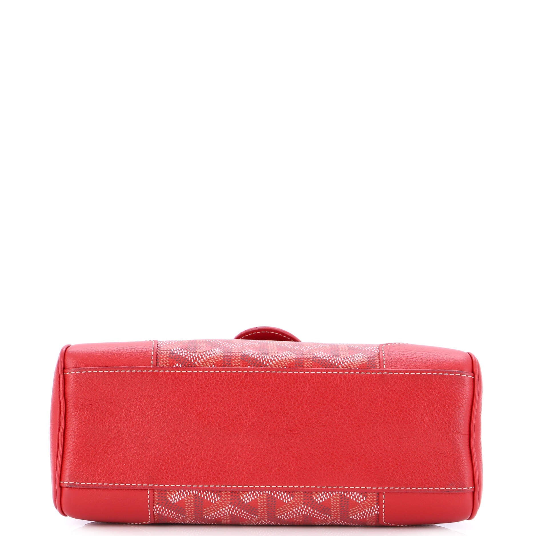 Saigon Top Handle Bag Coated Canvas with Leather Mini
