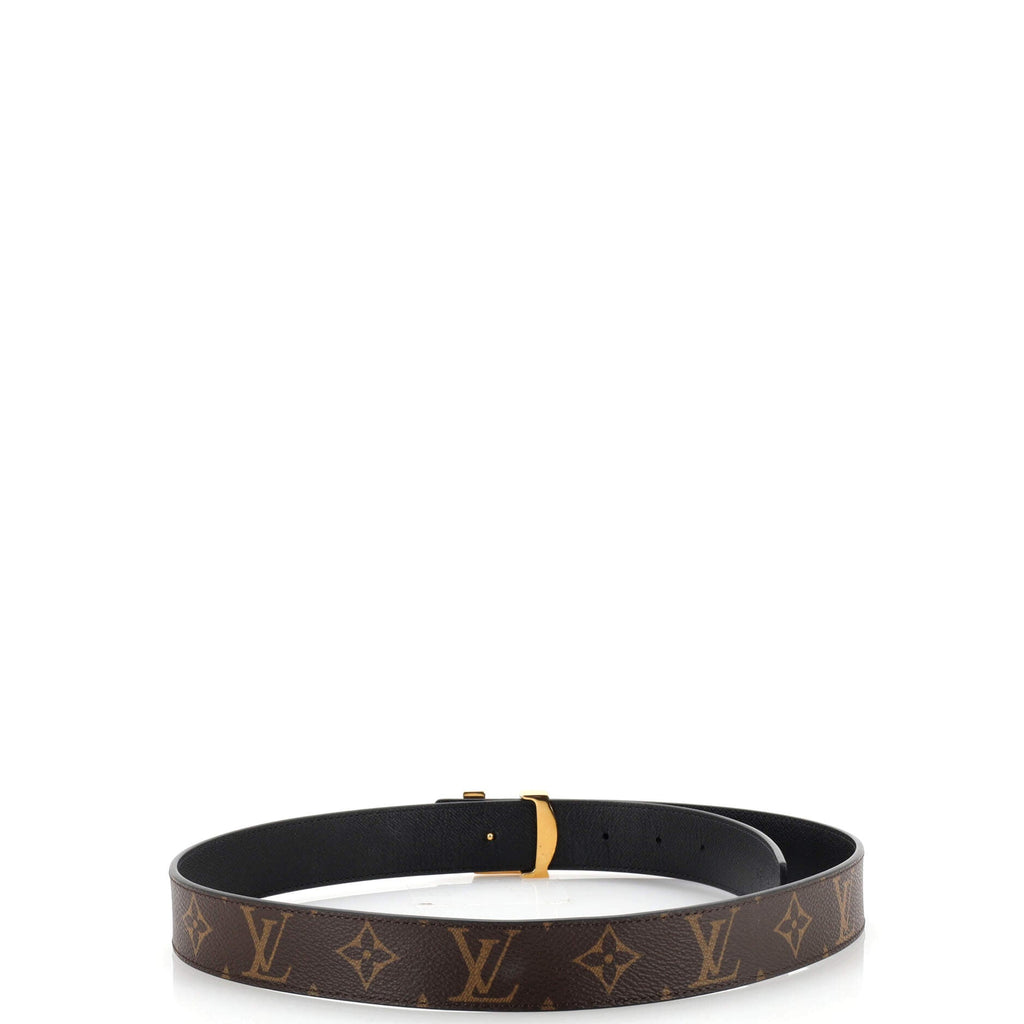 LV Initiales Reversible Belt Monogram Canvas and Leather Medium 80