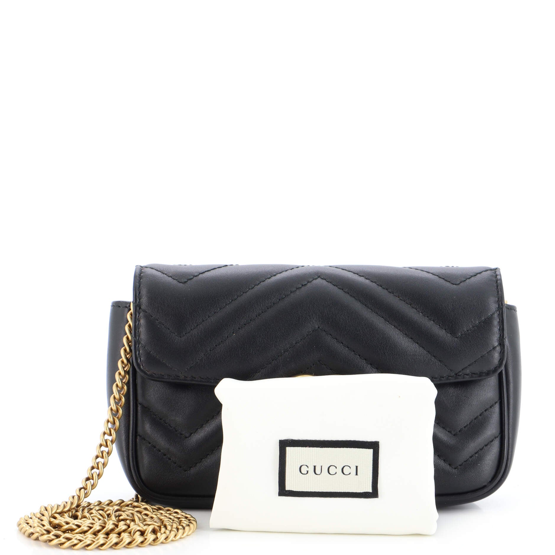 GG Marmont Flap Bag Matelasse Leather Super Mini