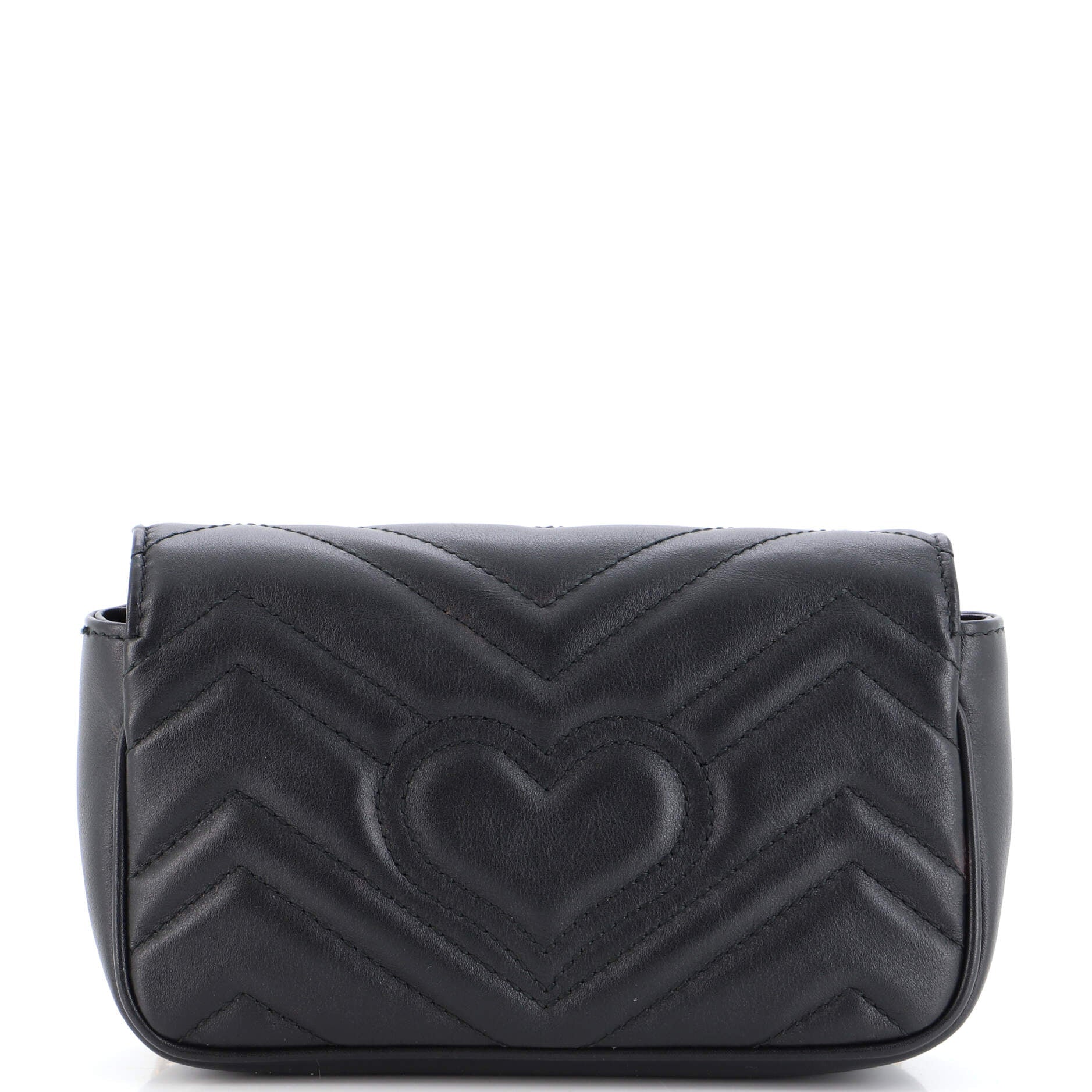 GG Marmont Flap Bag Matelasse Leather Super Mini