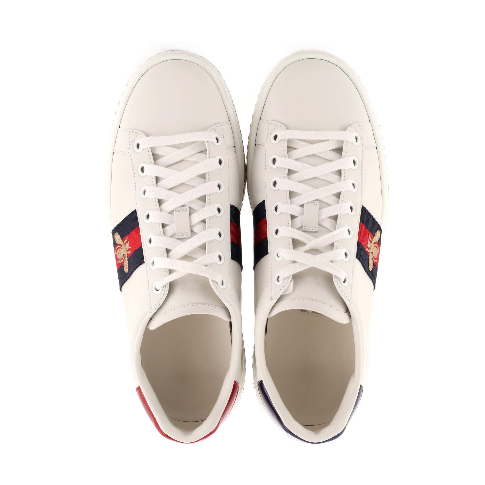 Women's Ace Web Platform Sneakers Leather with Crystals