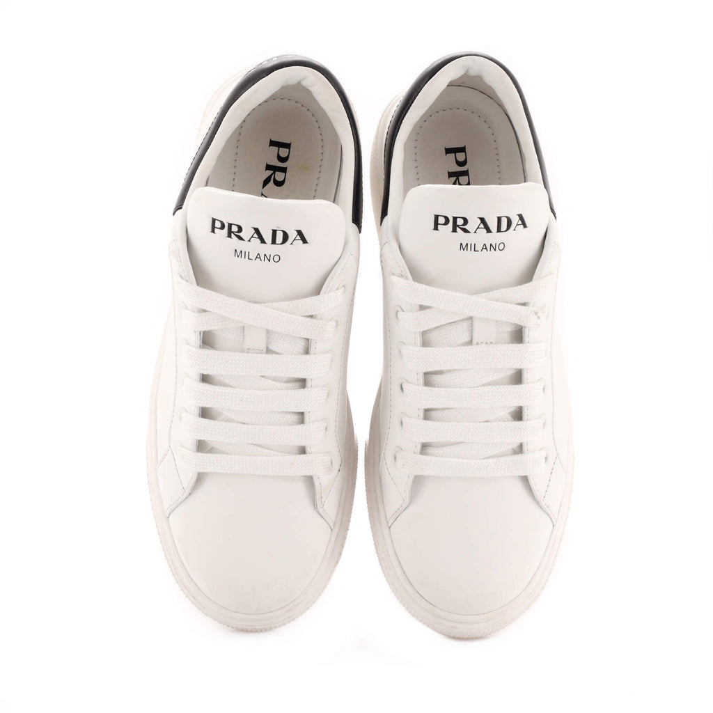 Women's Macro Logo Sneakers Leather