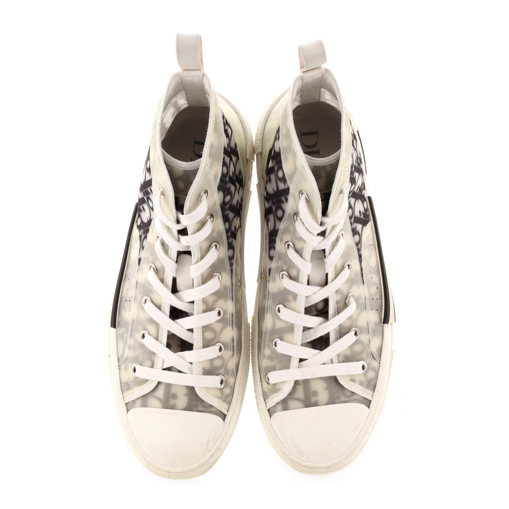 Men's B23 High-Top Sneakers Oblique Coated Canvas and PVC