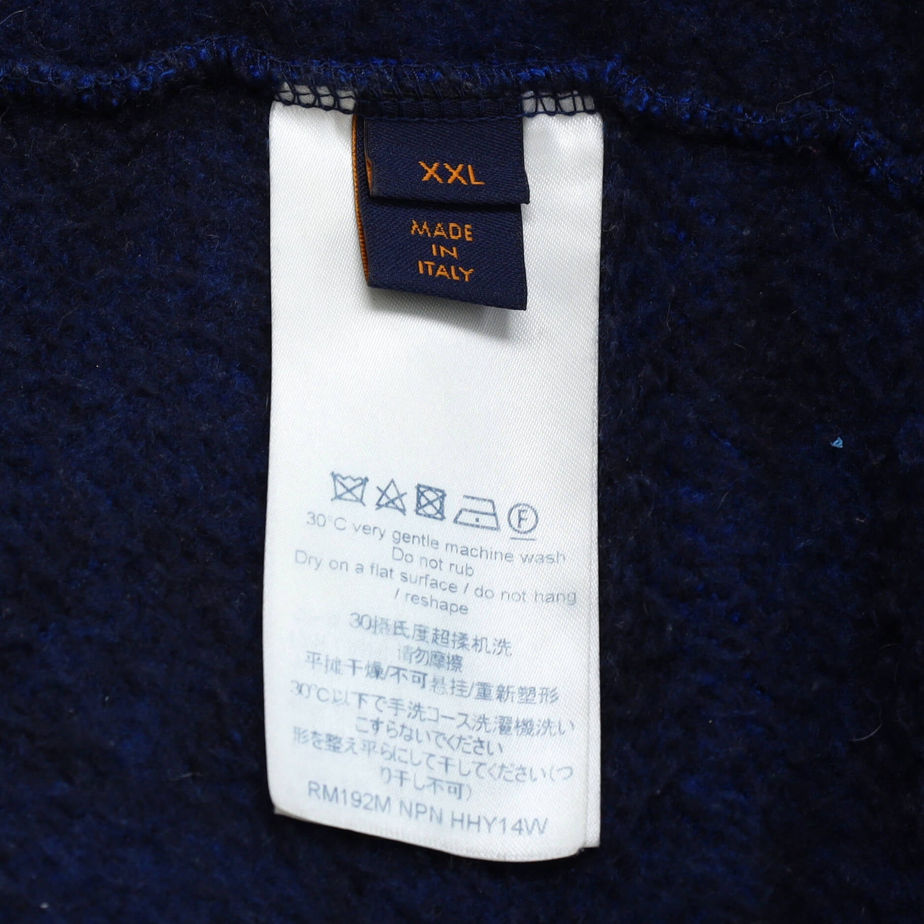Men's Crewneck Sweater Cotton and Acrylic Blend Monogram Jacquard