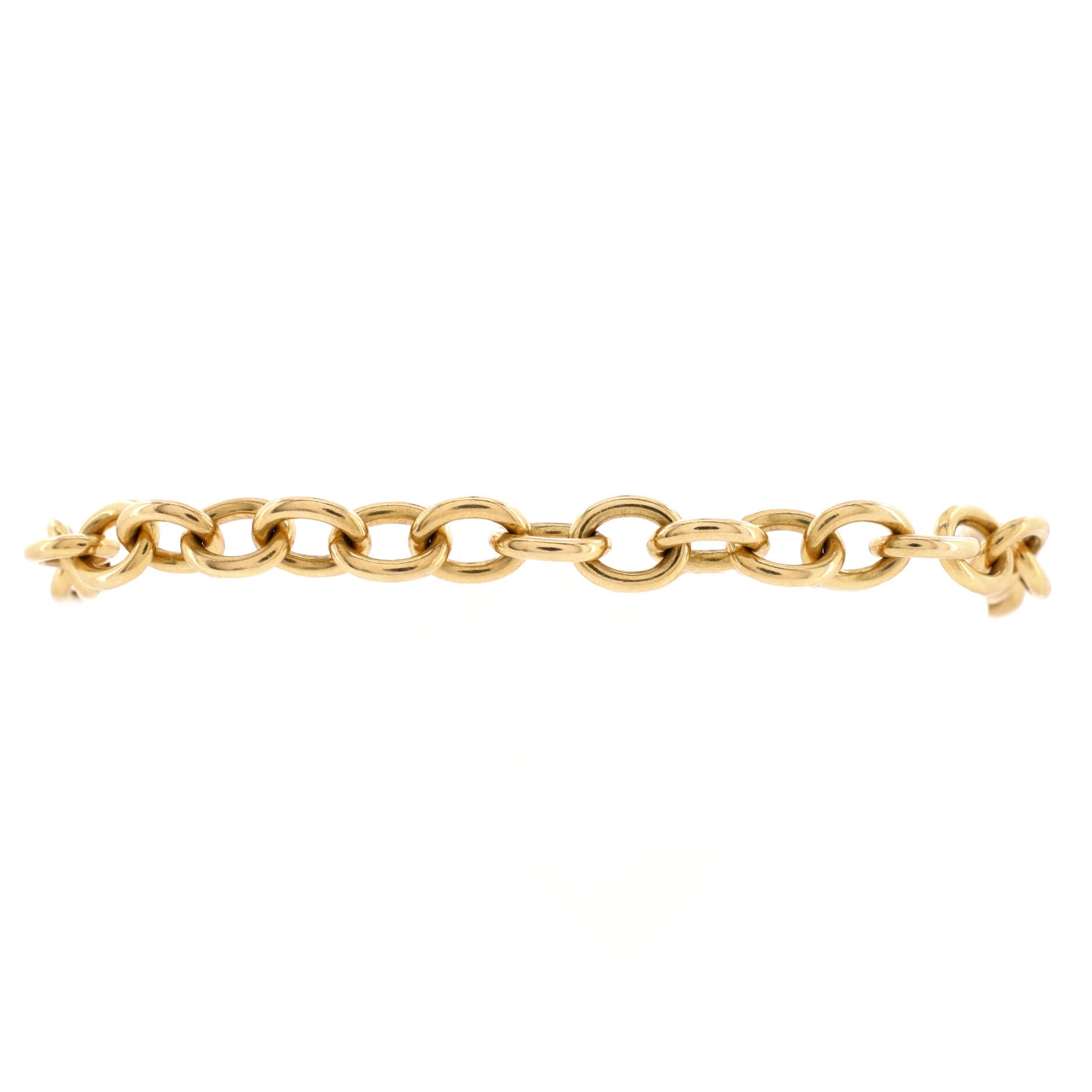 Heart Tag Bracelet 18K Yellow Gold