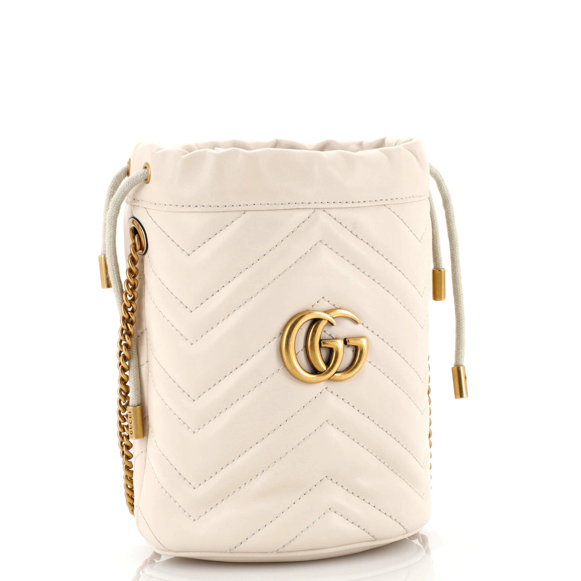 GG Marmont Bucket Bag Matelasse Leather Mini