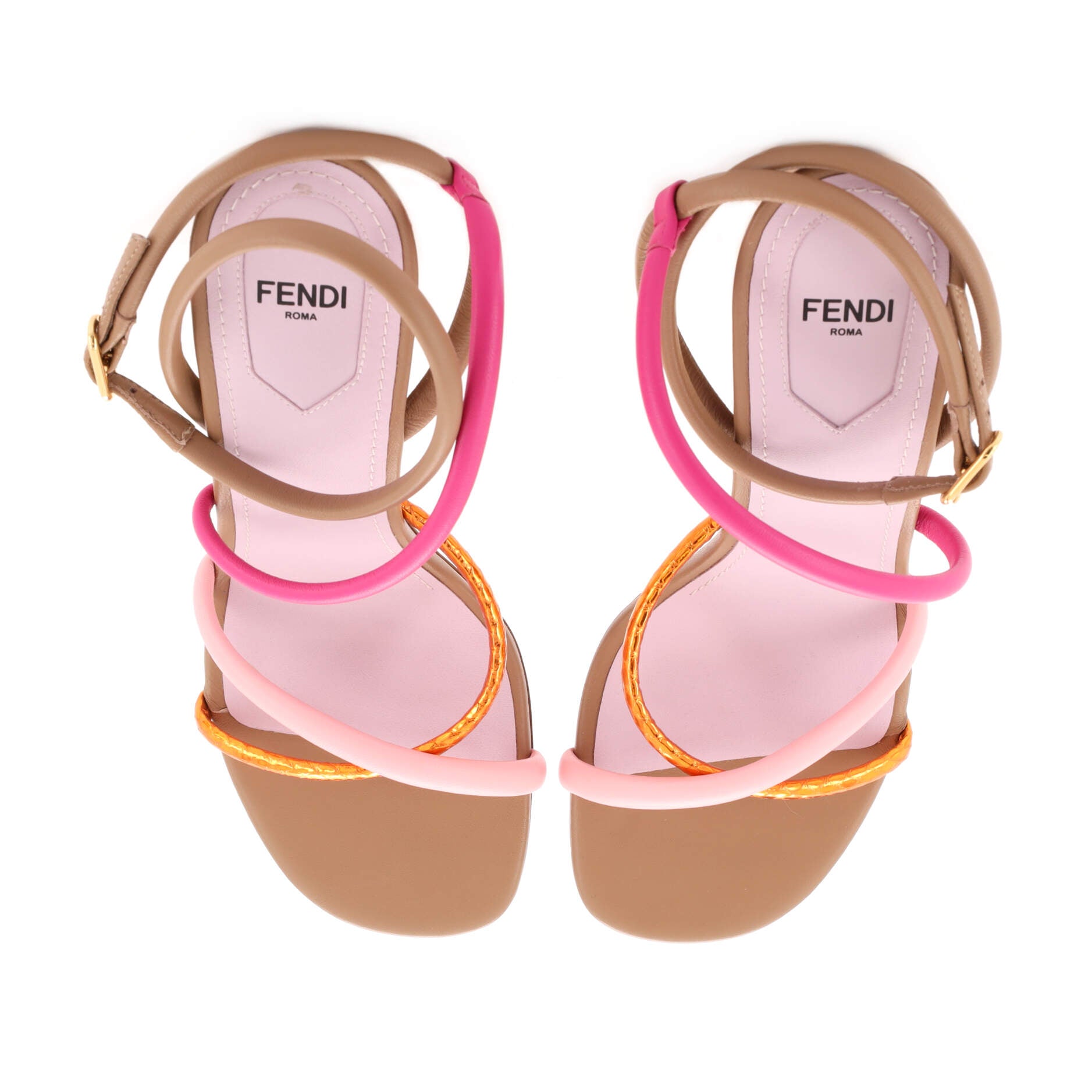 Women's First Strappy Heeled Sandals Leather