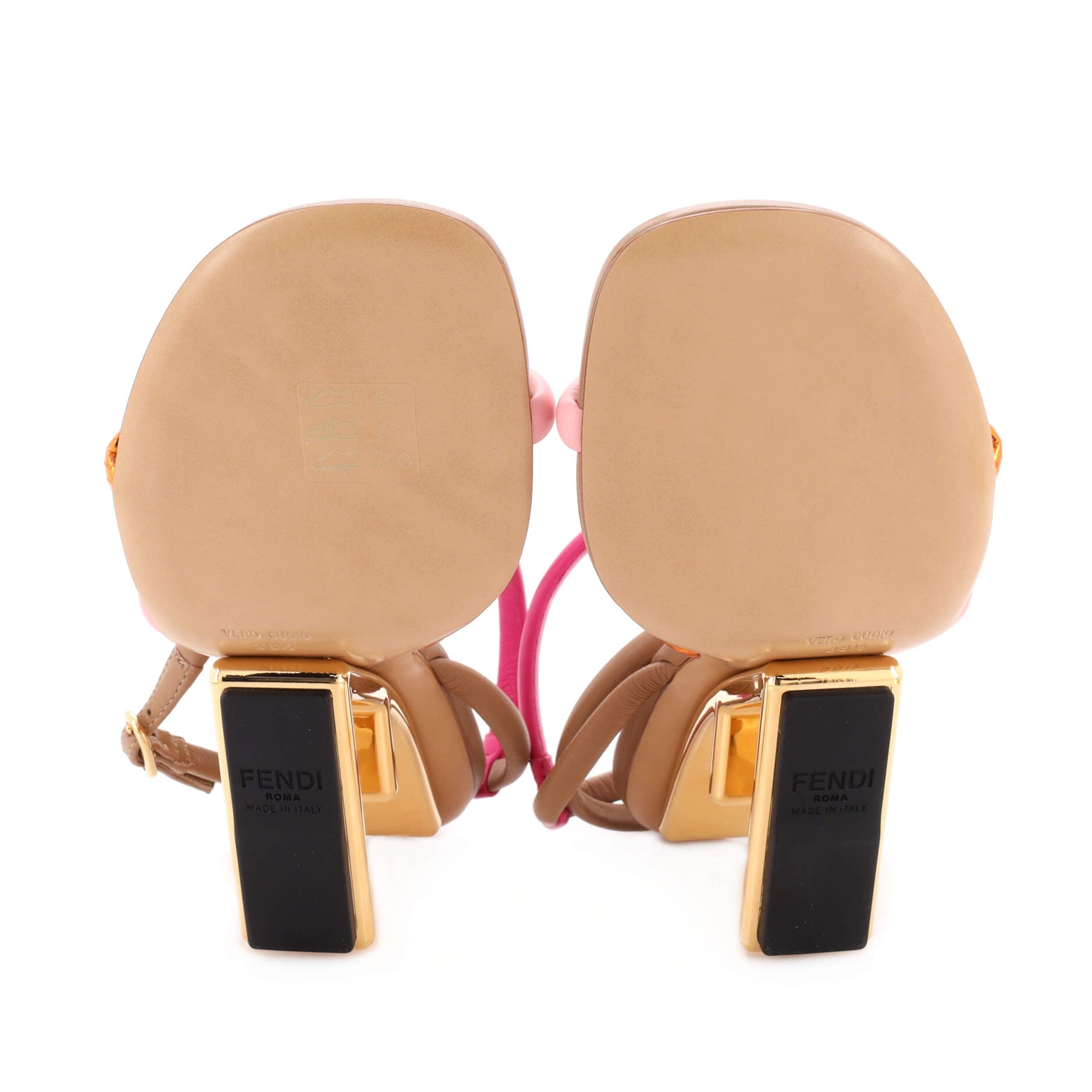 Women's First Strappy Heeled Sandals Leather
