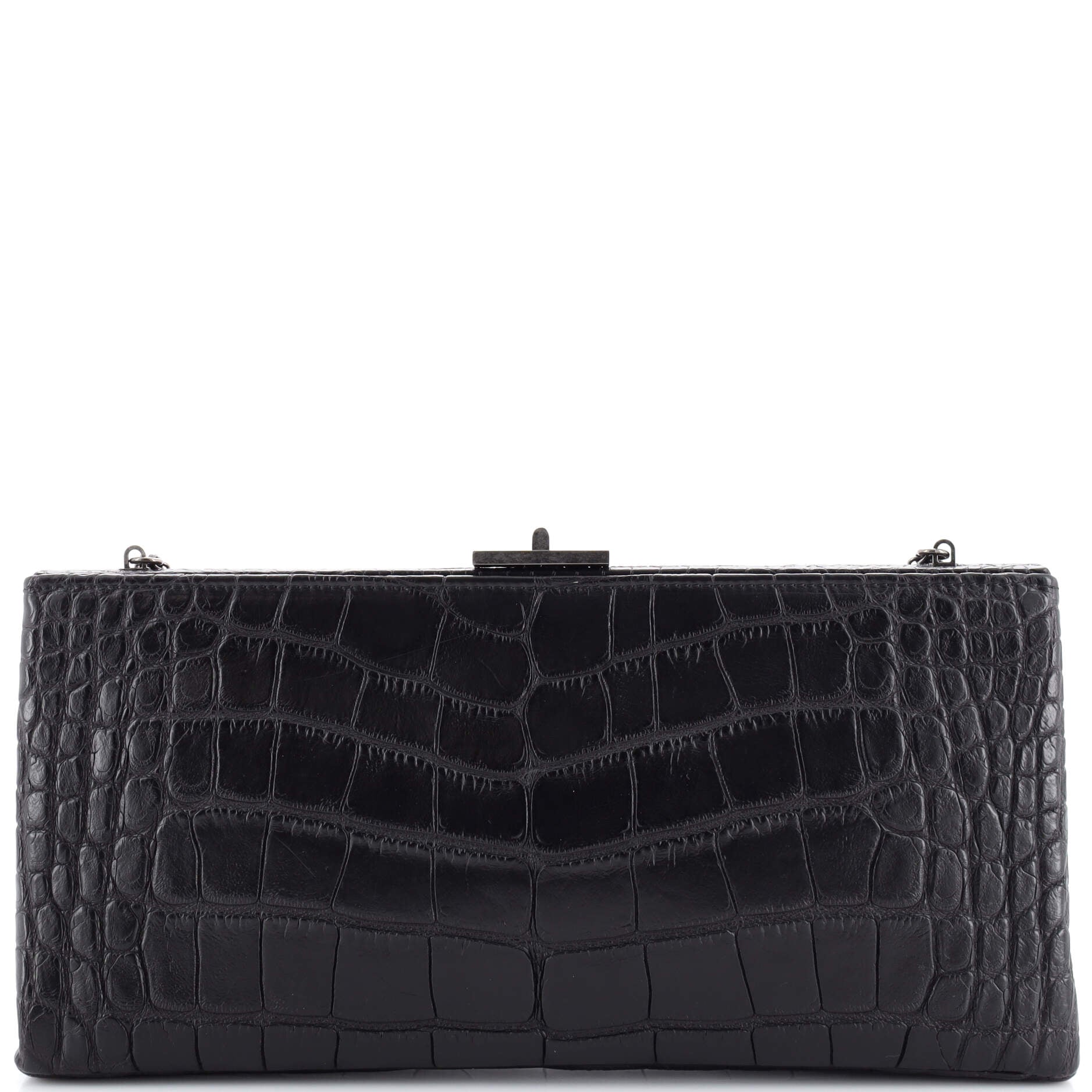 Reissue 2.55 Box Chain Clutch Crocodile Long