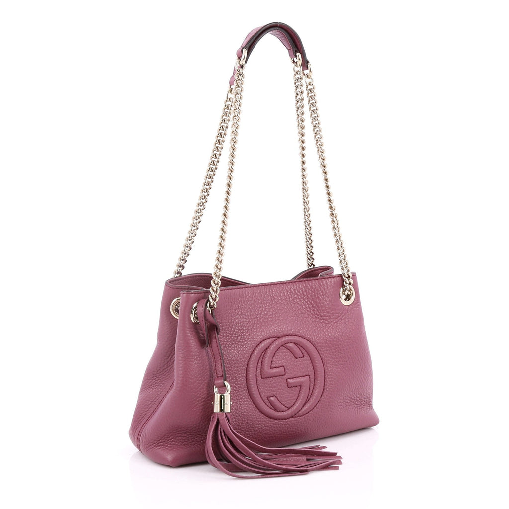 Soho Shoulder Bag Chain Strap Leather Mini