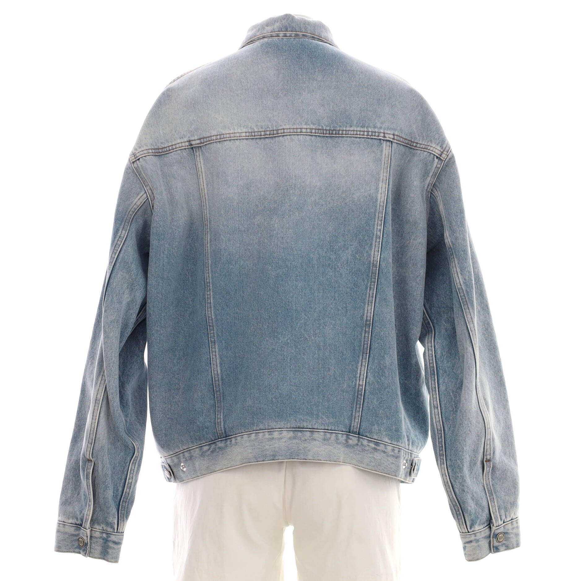 Women's Button Up Jacket Denim and Faux Fur