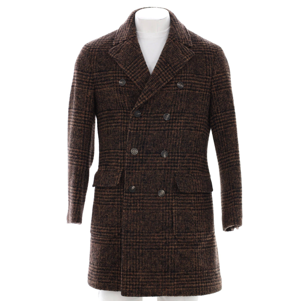 Men's Double Breasted Coat Wool